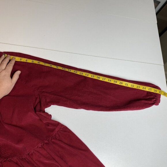 Universal Thread Womens Dress Cotton Corduroy Cranberry Red Inseam Pockets Sz XL - Picture 10 of 10